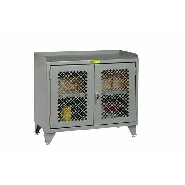 Top Surface: Powder Coted Steel Bench Cabinet, 48 in W, 41 in H
