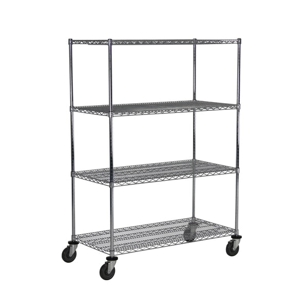 MB Unit, w/Casters, 4-Shelf, 18x36x80