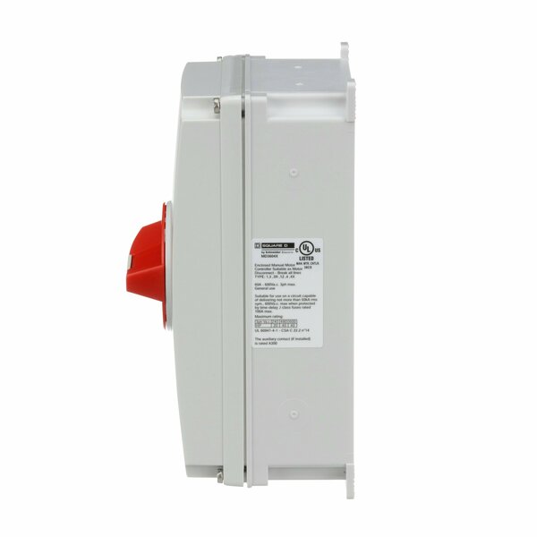 Nonfusible Enclosed Single Throw Disconnect Switch, 60 A, 220 to 240V AC, 440 to 480V AC, 600V AC