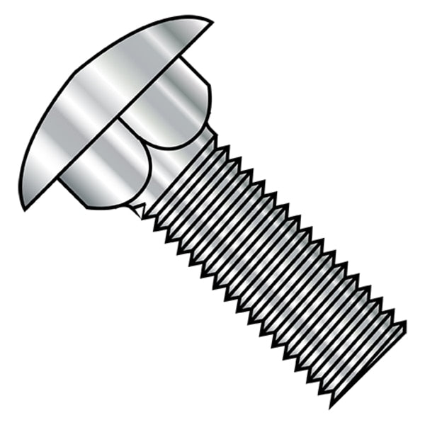 M6-1.0X40 METRIC D603 CARRIAGE F/T STAINLESS STEEL