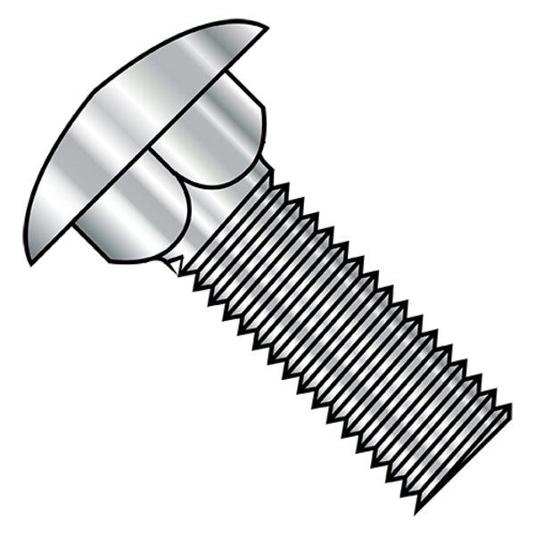 M8-1.25X25 METRIC D603 CARRIAGE F/T STAINLESS STEEL