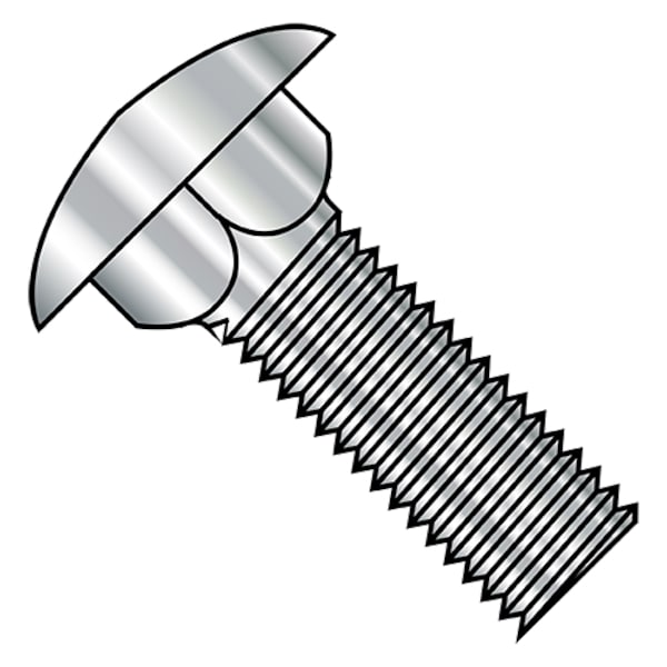 M6-1.0X25 METRIC D603 CARRIAGE F/T STAINLESS STEEL