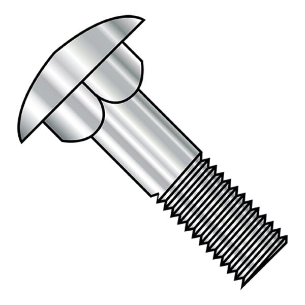M8-1.25X35 METRIC D603 CARRIAGE P/T STAINLESS STEEL