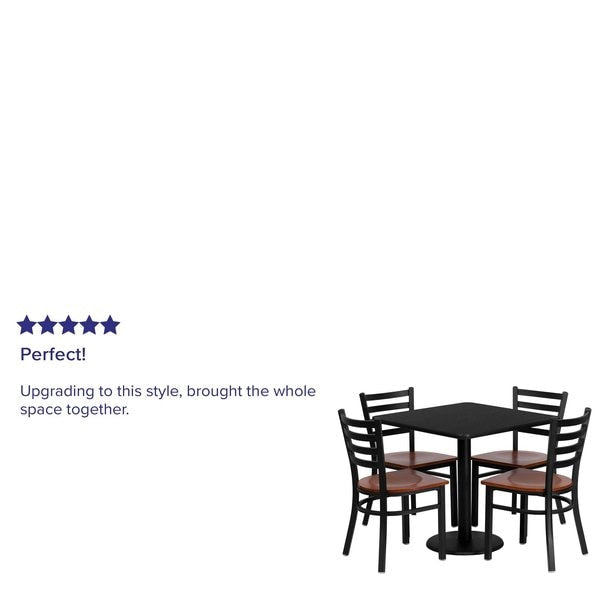 Square Laminate Table, 30