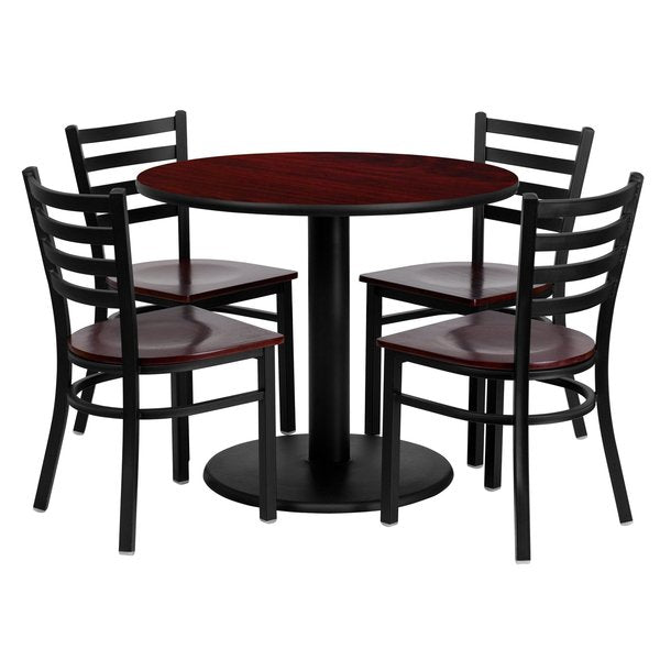 Round Laminate Table, 36