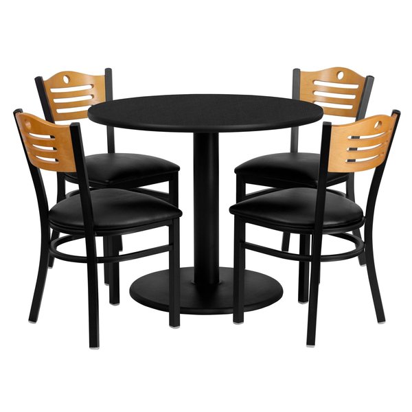 Round Laminate Table, 36