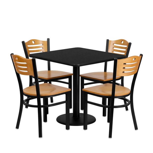 Square Laminate Table, 30