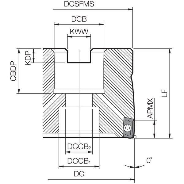 MECX 040R0710TM Metric Bore Diameter