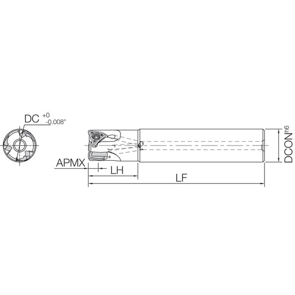 MEV 20S20061503T Long Length Shank