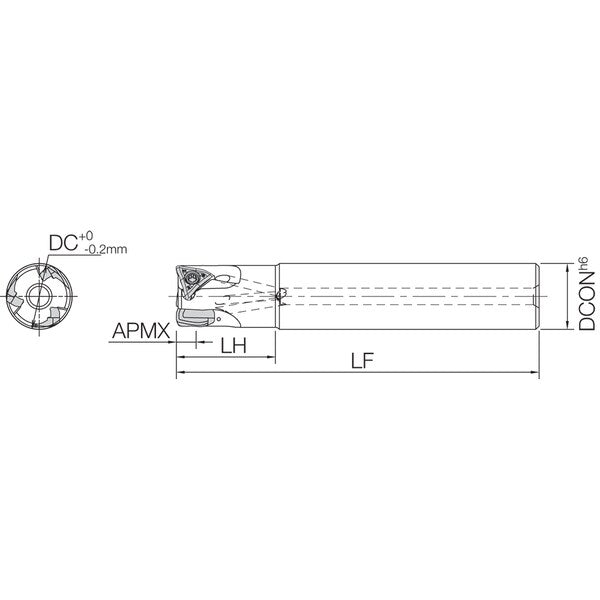 MEV 20S20062T Standard Length Shank