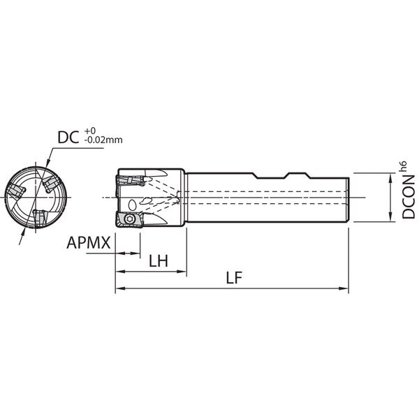 MEW 40W32105T Standard Length Shank