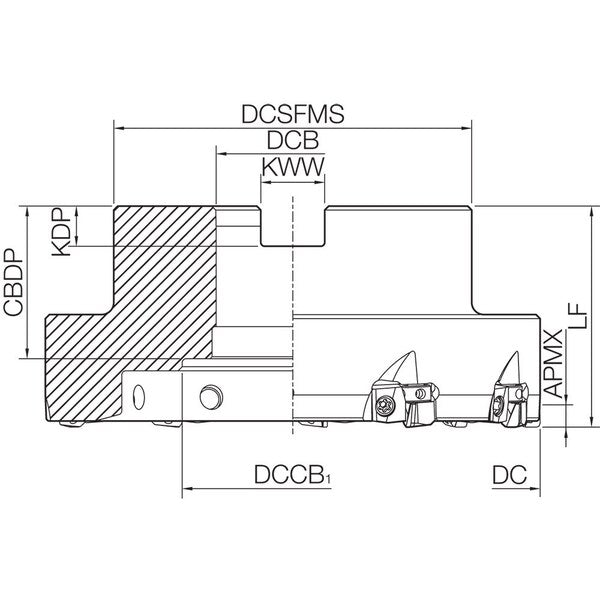 MFAH 100RA8TMSF Metric Bore Diameter