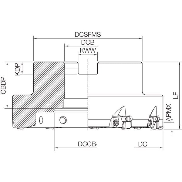 MFAH 100RS12TMSF Metric Bore Diameter