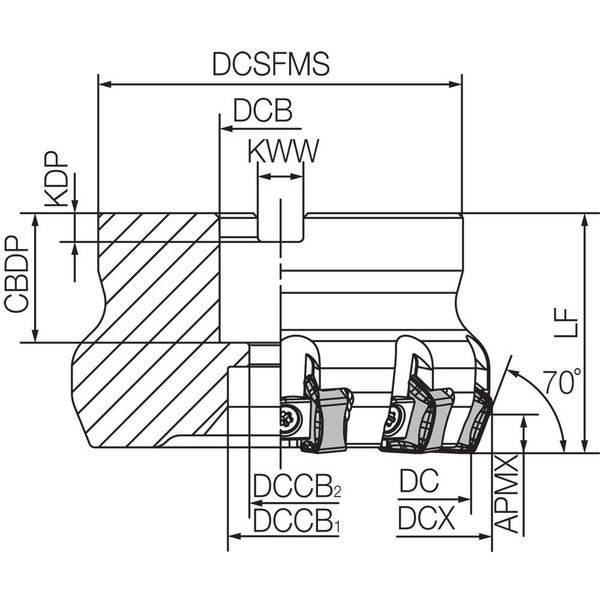 MFK 080R1110TM Metric Bore Diameter