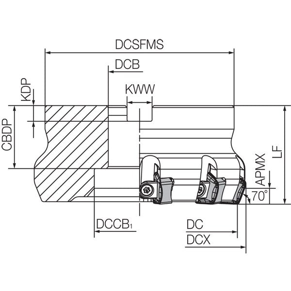 Face Mill, MFK 5000R1118T, MFK 5.0000