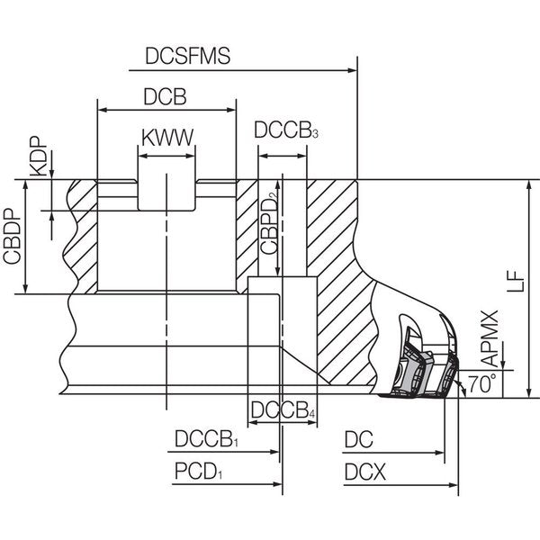MFK 160R1122TM Metric Bore Diameter