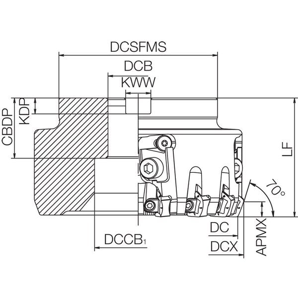 MFK 125R1115TMSF Metric Bore Diameter