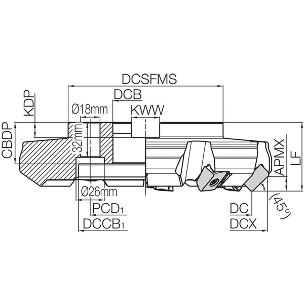 MFLN 45200R8T Inch Bore Diameter