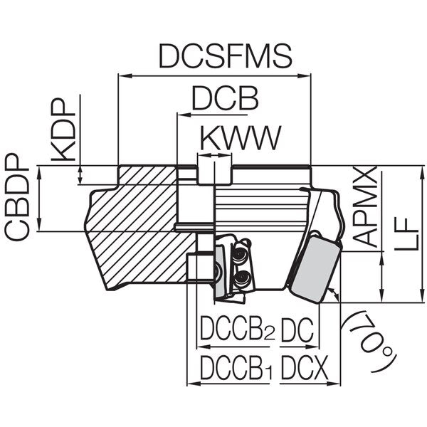 MFLN 70080R4TM Metric Bore Diameter