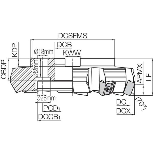 MFLN 70250R10T Inch Bore Diameter