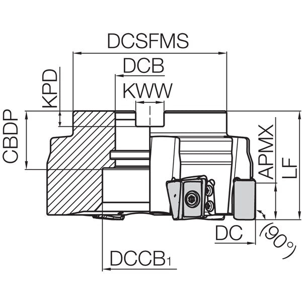 MFLN 90100R4T Inch Bore Diameter