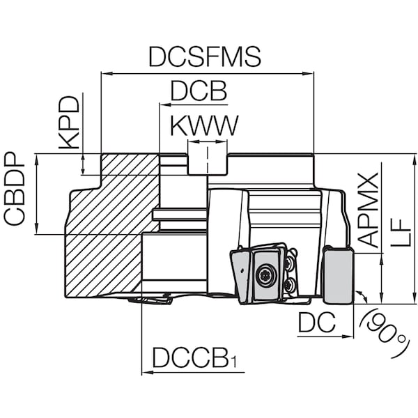 MFLN 90160R7T Inch Bore Diameter