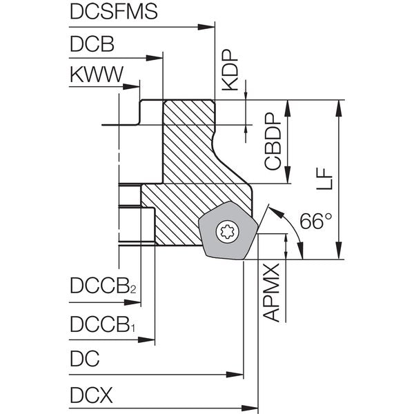 MFPN 66063R5TMG Metric Bore Diameter