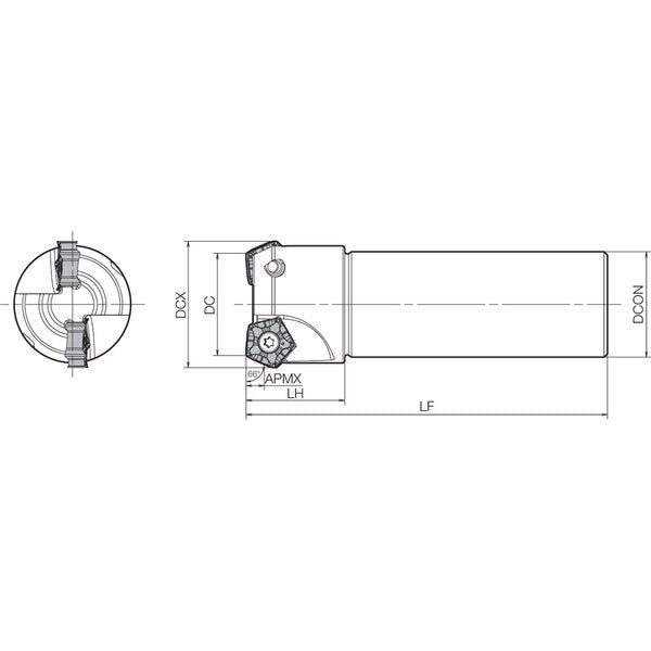 MFPN 66032RS322TG Standard Length Shank
