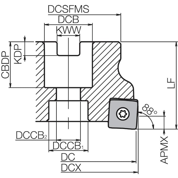 MFSN 88063R7TMG Metric Bore Diameter