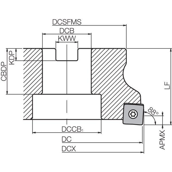 MFSN 88100R7TMG Metric Bore Diameter