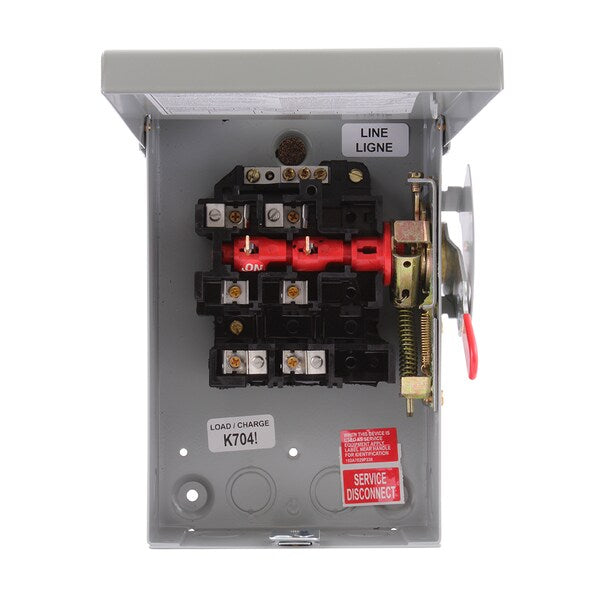 GD Disc, 2P Fusible Typ3R 240V, 30A