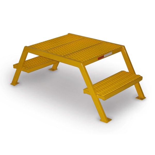 Steel, 2 Steps, 500 lb. Load Capacity