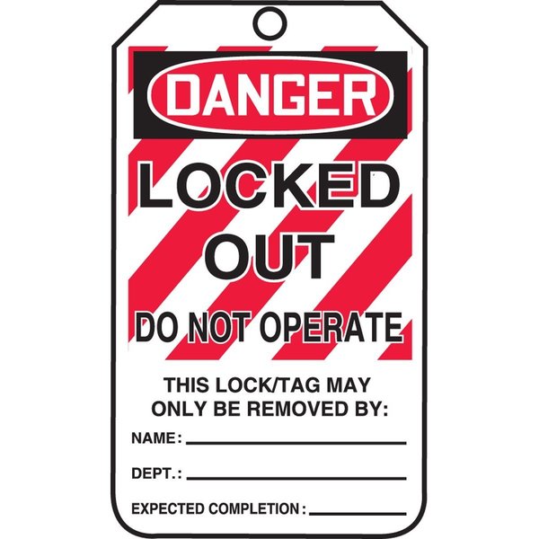 Danger Tag, Plastic, 5-3/4