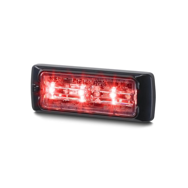 Emergency Light, 6-LED, Red/White