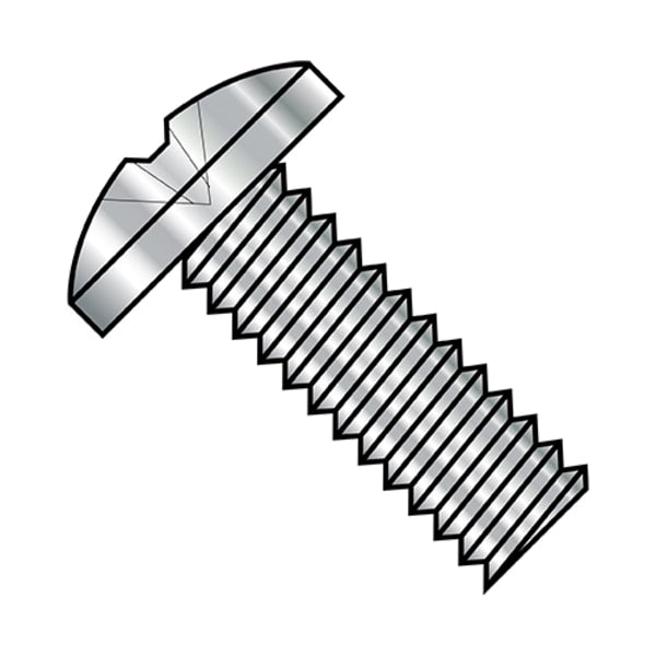 #6-32 x 1/4 in Phillips Binding Machine Screw, Plain Steel, 5000 PK