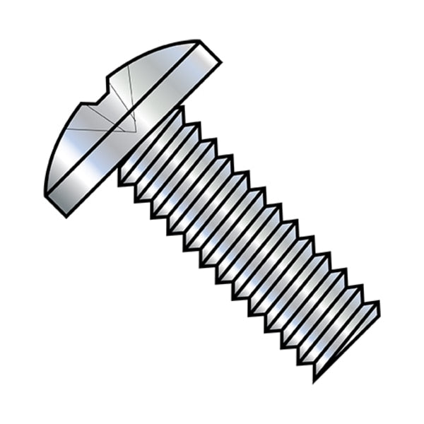 #6-32 x 5/16 in Phillips Binding Machine Screw, Zinc Plated Steel, 10000 PK