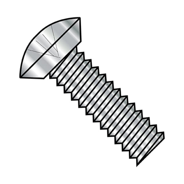 #8-32 x 1/4 in Phillips Oval Machine Screw, Plain Stainless Steel, 5000 PK