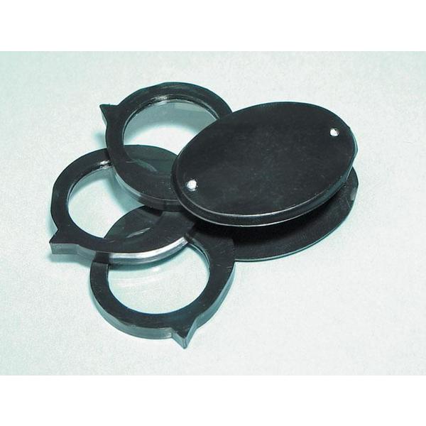 Triple Folding Magnifier, Large, 15X