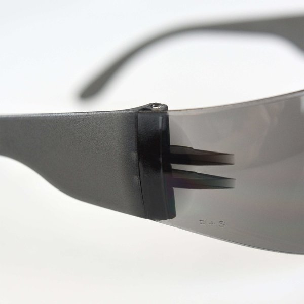 Safety Glasses, Wraparound Smoke AF Polycarbonate Lens, Anti-Fog, Scratch-Resistant