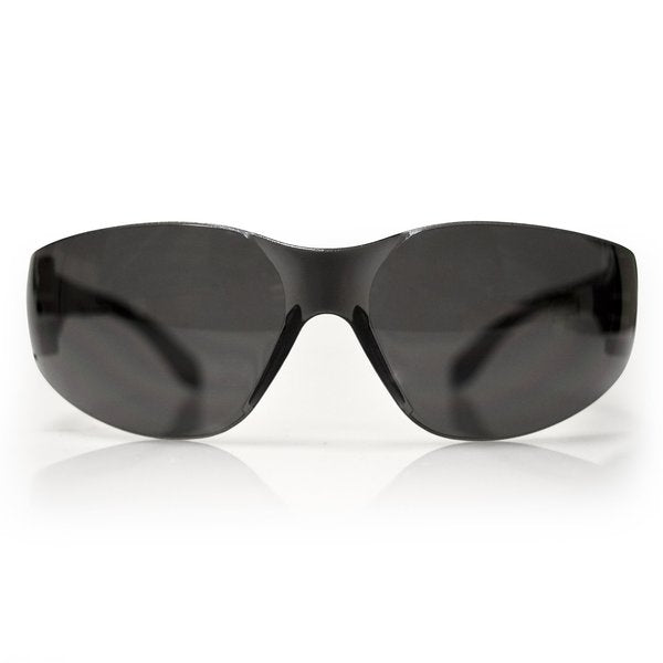 Safety Glasses, Wraparound Smoke AF Polycarbonate Lens, Anti-Fog, Scratch-Resistant