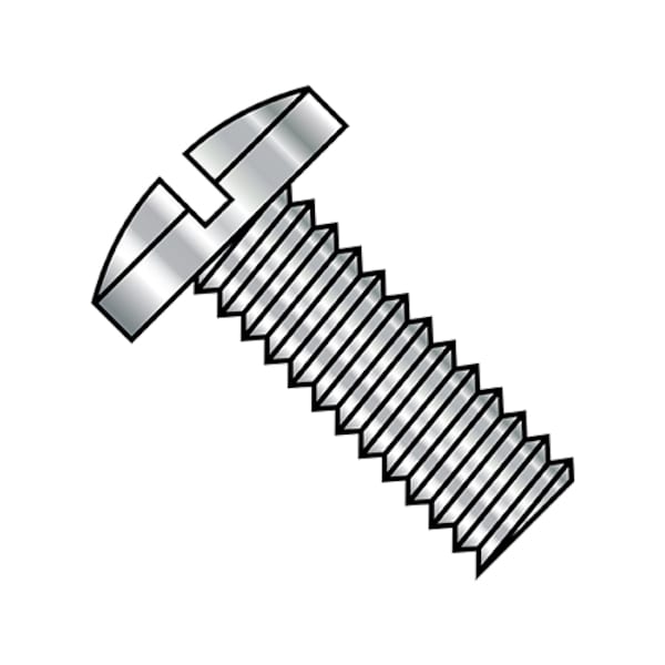 #2-56 x 5/32 in Slotted Binding Machine Screw, Plain Steel, 5000 PK