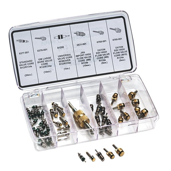 Valve Core Assortment, R12/R134A