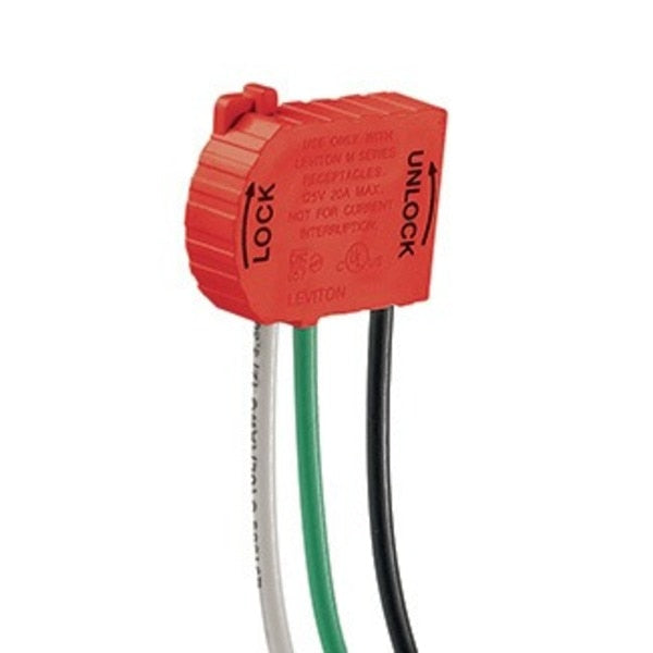 Recep Wiring Mod, 125Vac, 6In, Stranded