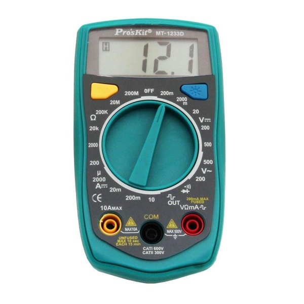 Multimeter, Digital, 3 1/2