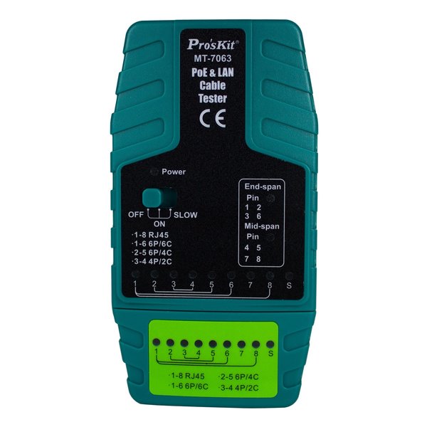 POE and LAN Cable Tester