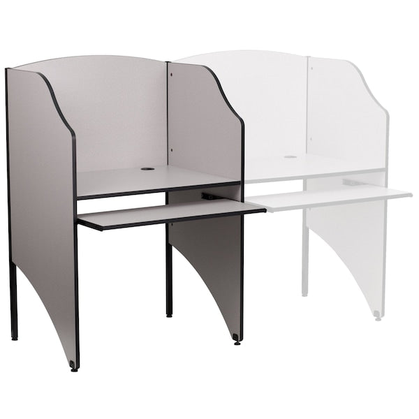 Starter Study Carrel, Nebule Grey