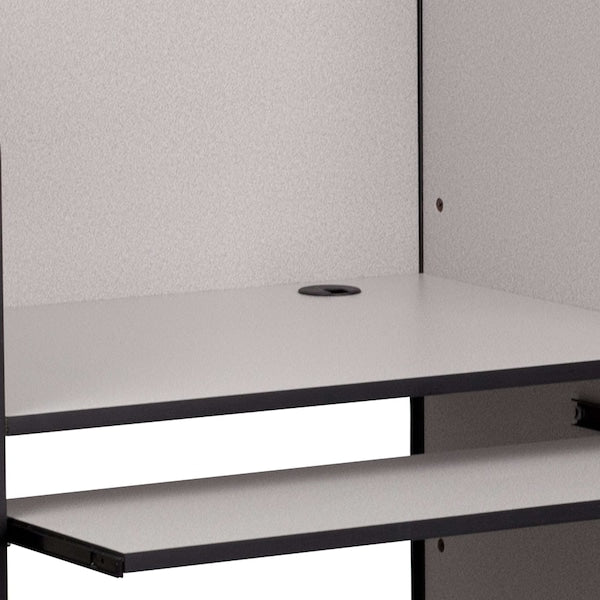 Starter Study Carrel, Nebule Grey