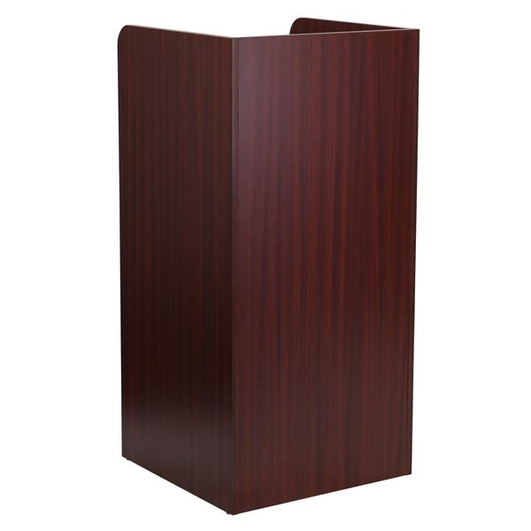 36 gal Trash Can, Mahogany, Laminate