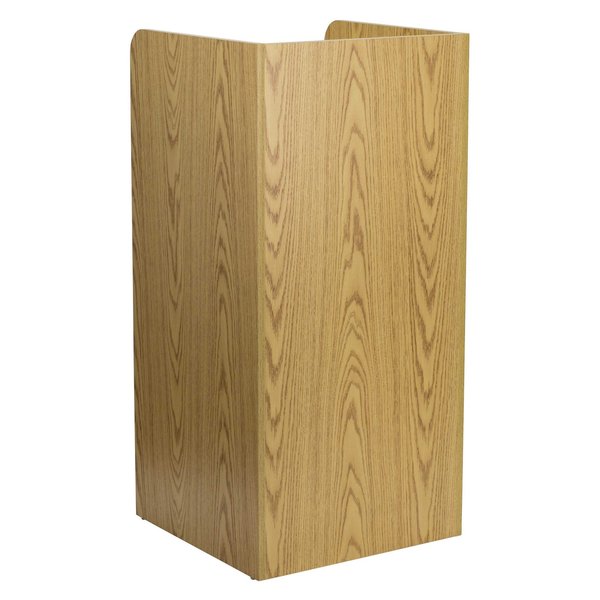 36 gal Trash Can, Oak, Laminate