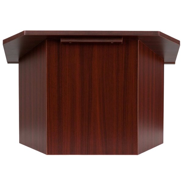 Foldable Tabletop Lectern, Mahogany, 27